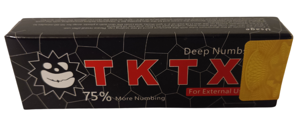 TKTX 75% crema tatuaggio contro dolore