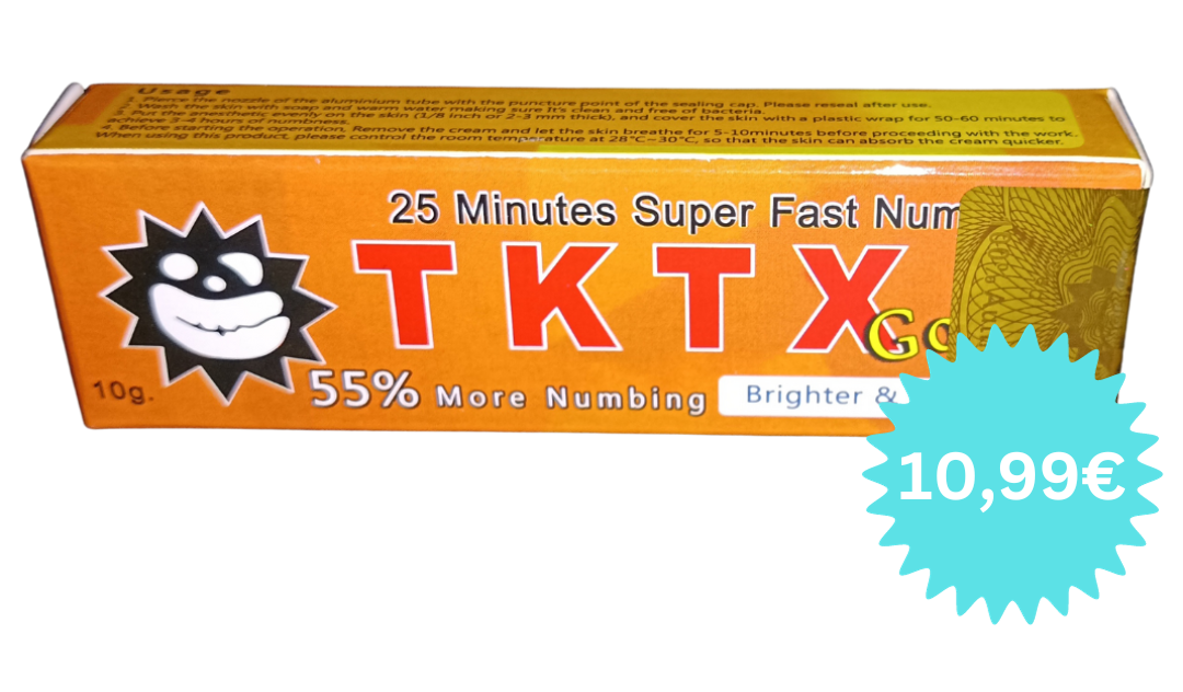 Crema anestetica per tatuaggi TKTX Gold