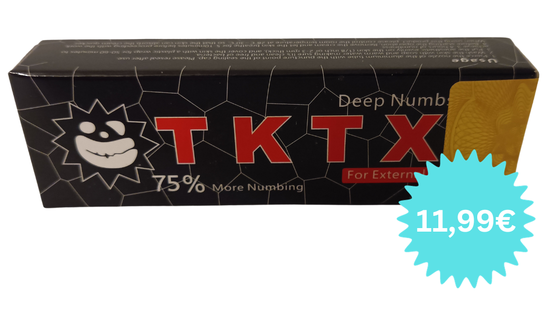 Crema per tatuaggi unguento anestetico TKTX al 75%