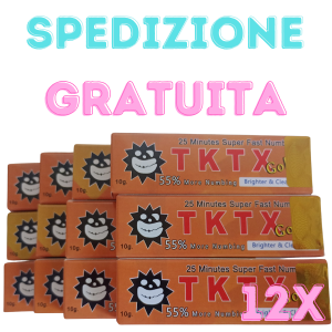 crema anestetica TKTX 55% Gold per tatuaggi