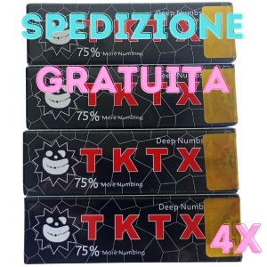 crema anestetica tatuaggio TKTX 75% Nero