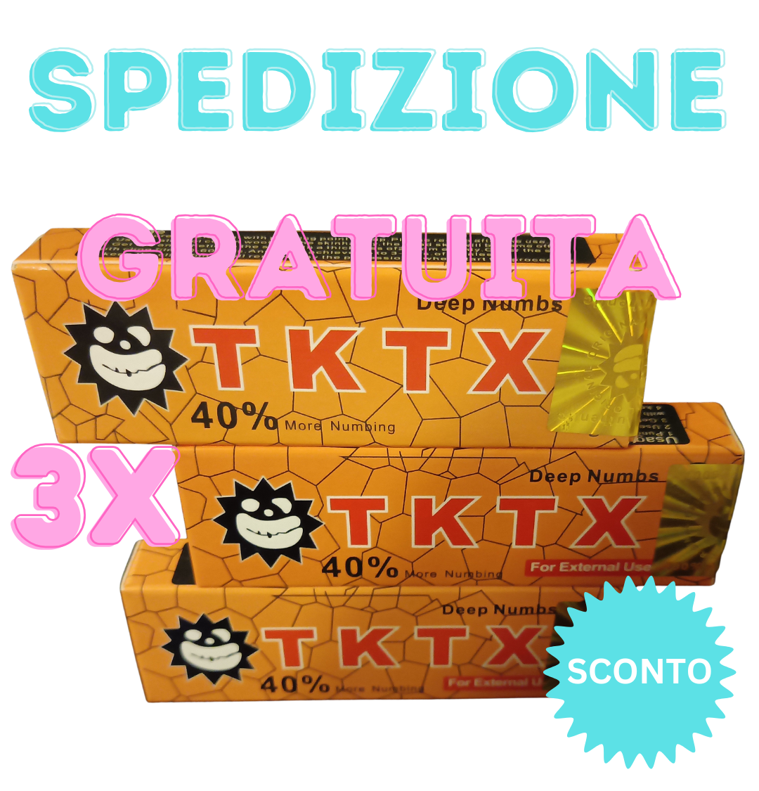 crema anestetica TKTX per tatuaggi
