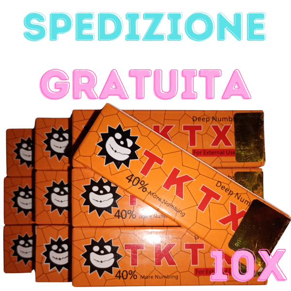 Crema per tatuaggi TKTX contro il dolore 40%