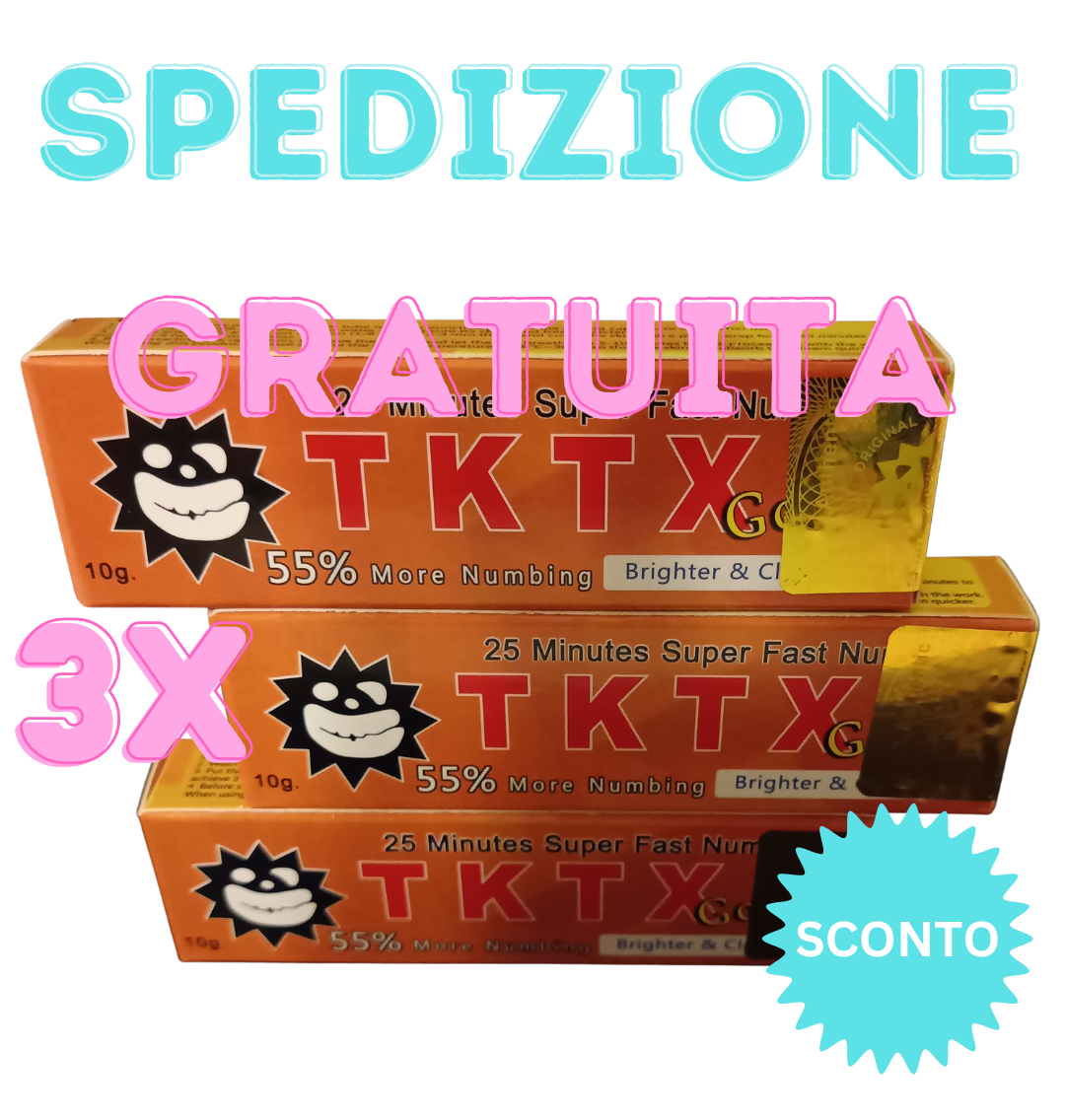 crema anestetica TKTX per tatuaggi