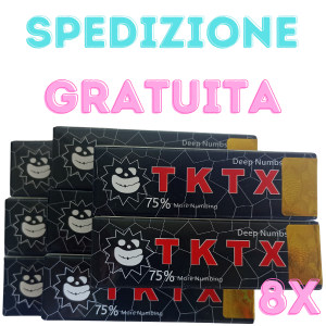 Crema per tatuaggi unguento anestetico TKTX al 75%