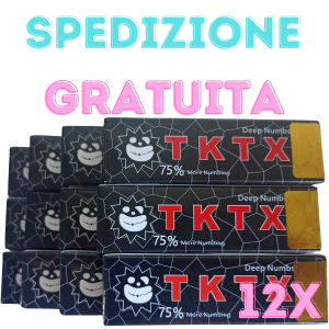 Crema per tatuaggi unguento anestetico TKTX al 75%
