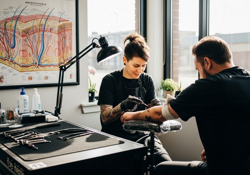 tattoo studio skin anatomy