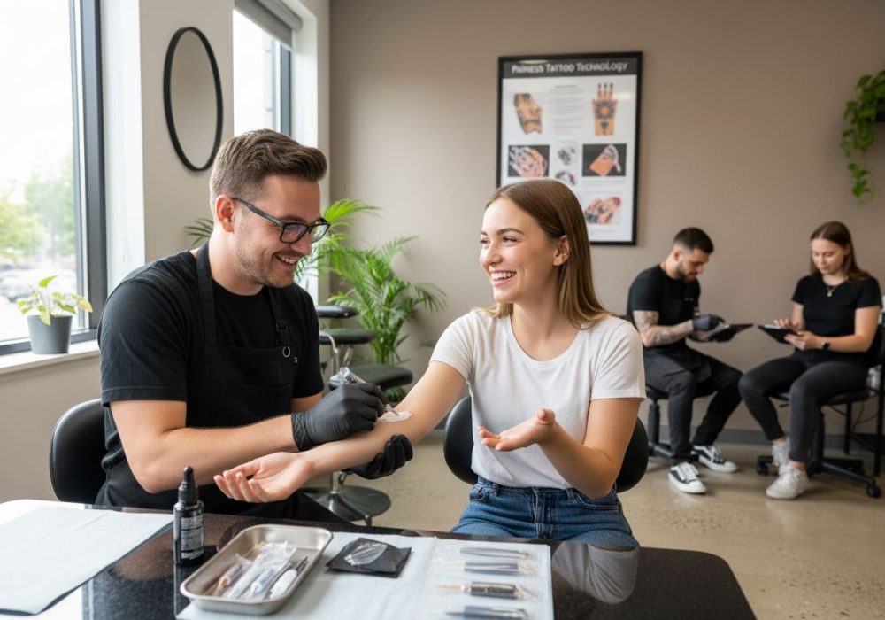 tattoo studio, painless tattoo, faq