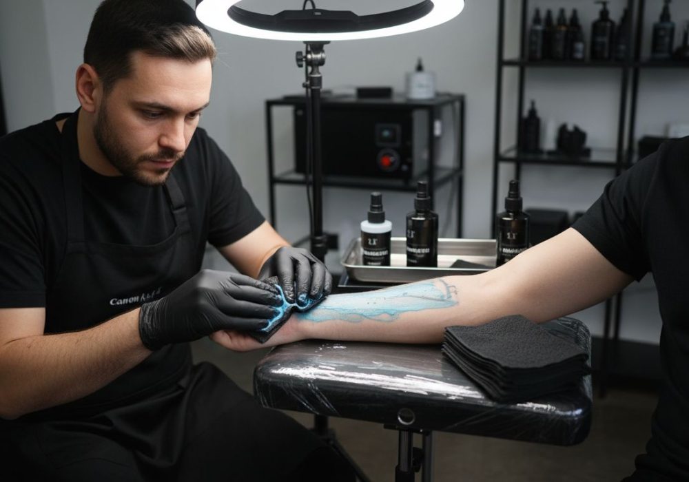 preparazione tatuaggio professionale
