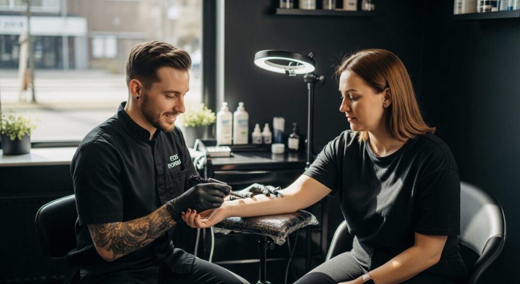 ruolo della preparazione della pelle prima del tatuaggio