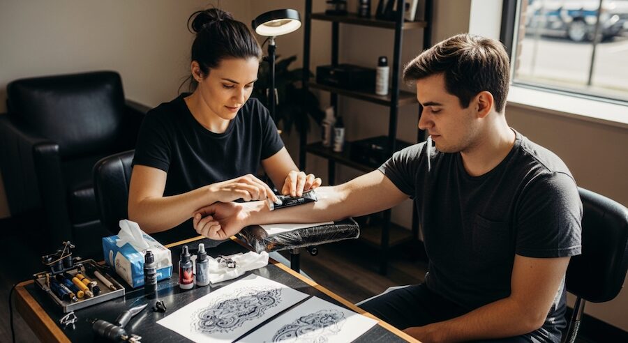 vantaggi delle creme prima del tatuaggio