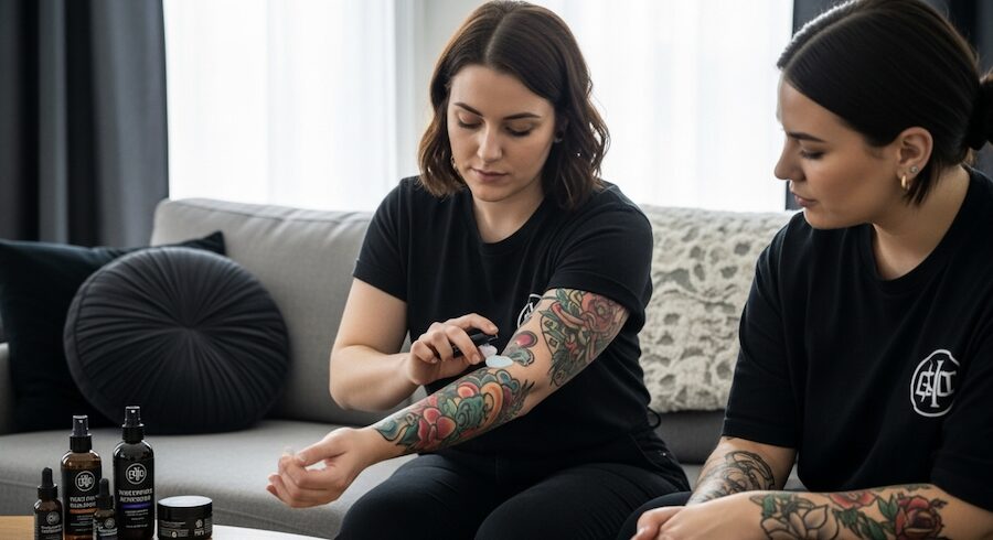 ingredienti attivi nelle creme per tatuaggi