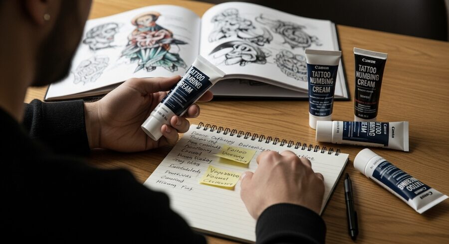 come scegliere la crema anestetica per tatuaggi