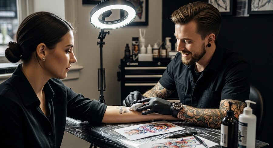 ruolo della crema anestetica nel tatuaggio