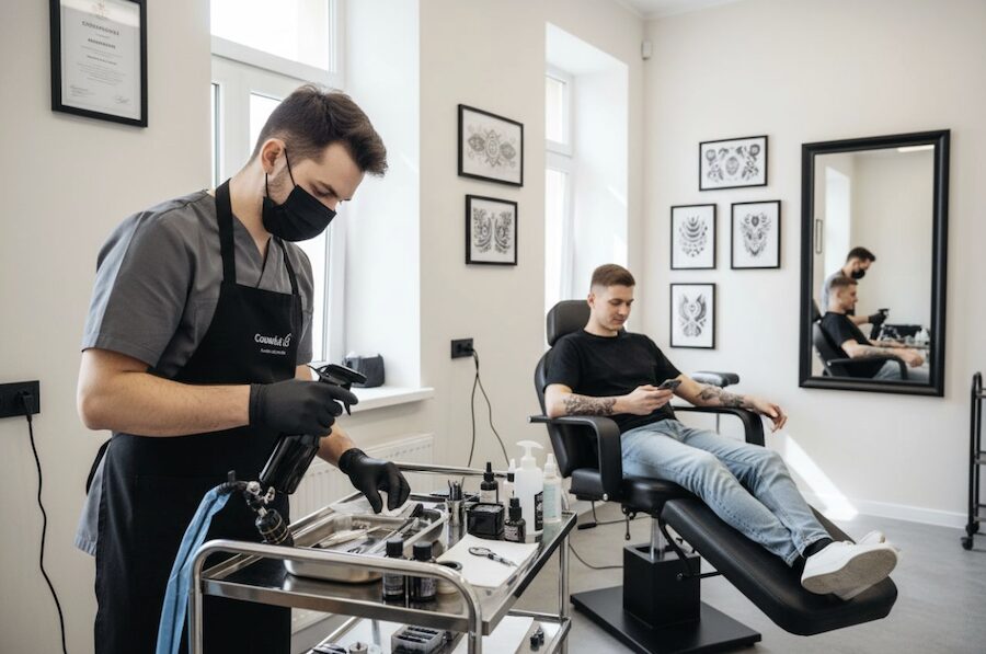 comfort durante il tatuaggio