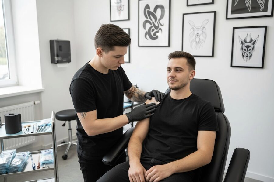 guida prima del tatuaggio