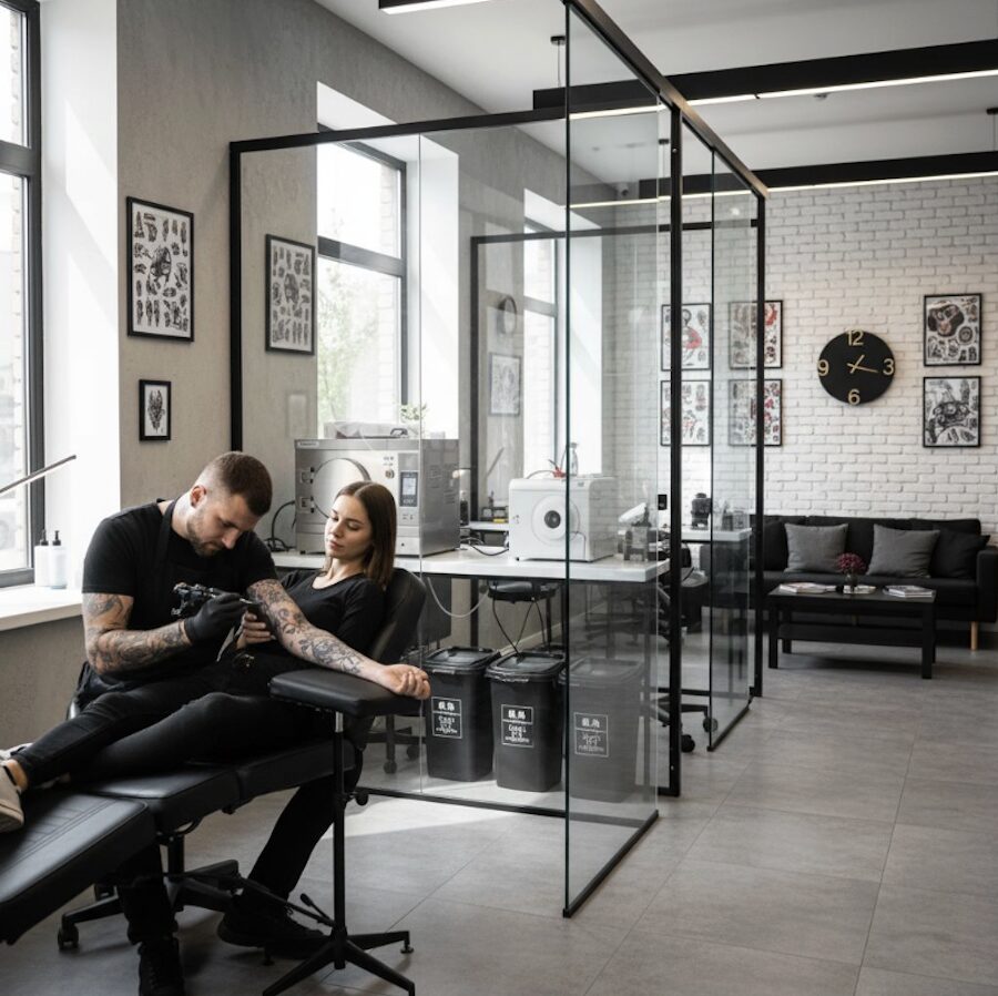 guida per studi di tatuaggi